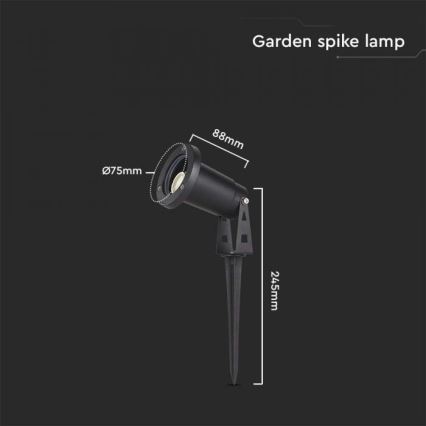 Āra lampa 1xGU10/35W/230V IP65