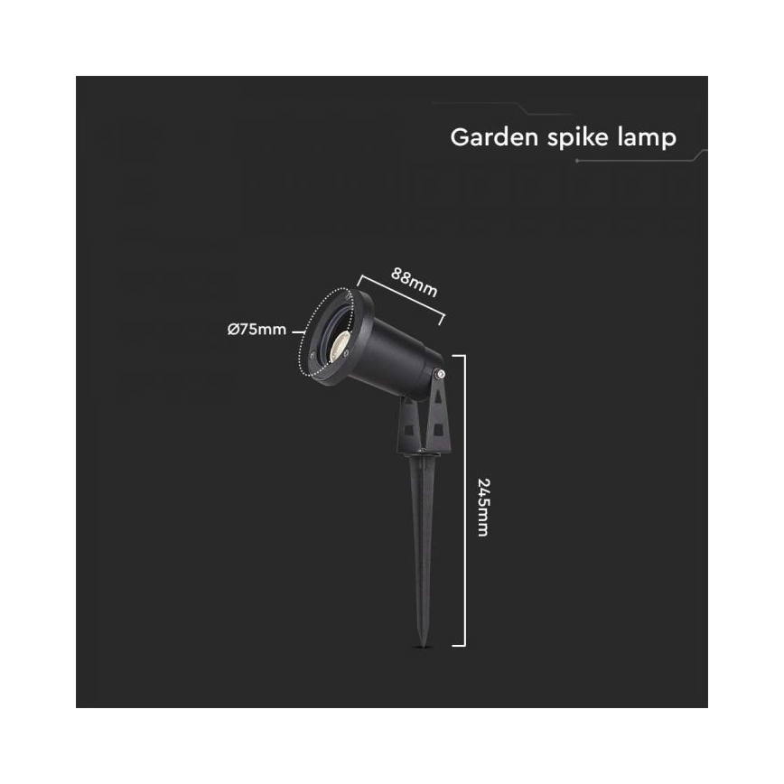 Āra lampa 1xGU10/35W/230V IP65