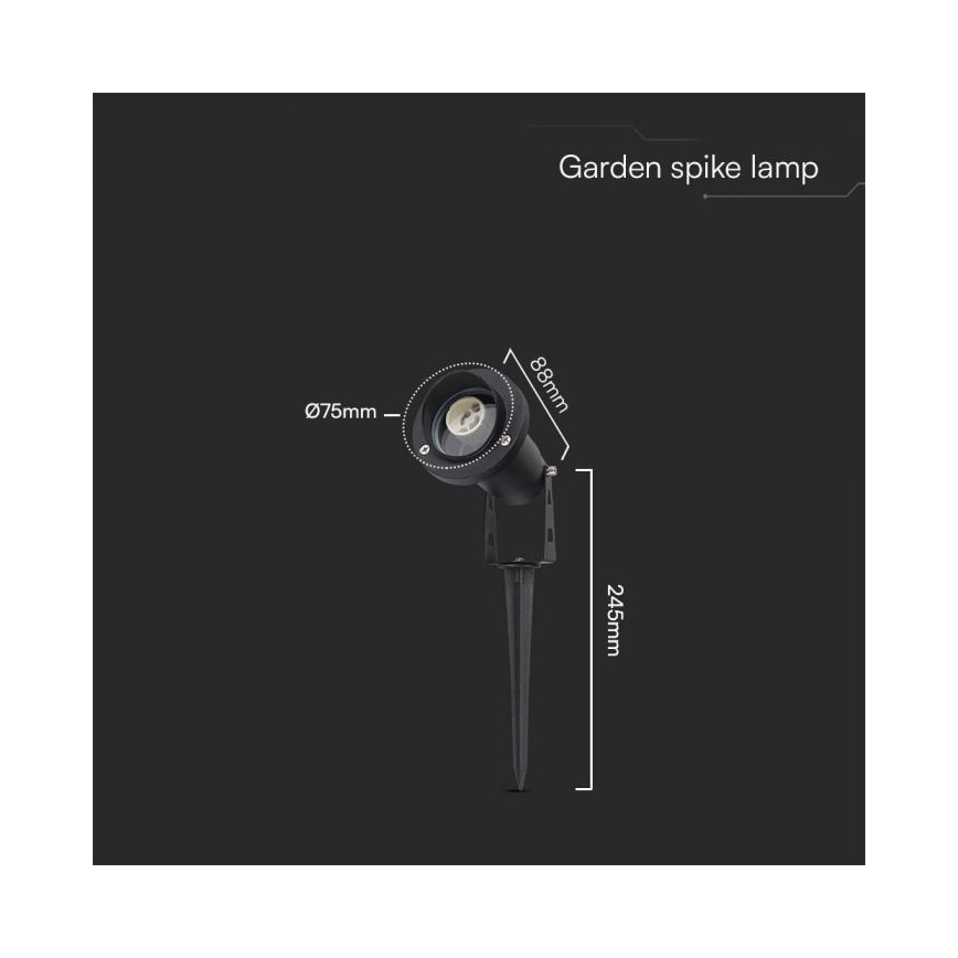 Āra lampa 1xGU10/35W/230V IP65