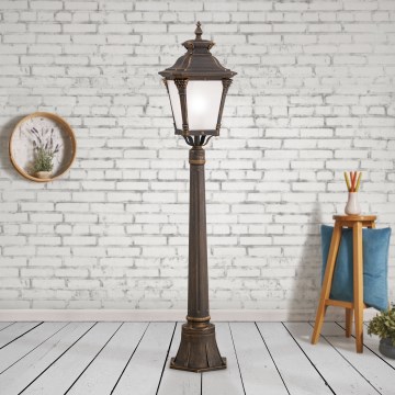 Āra lampa AIKO 1xE27/60W/230V 115 cm IP23 bronza/patina