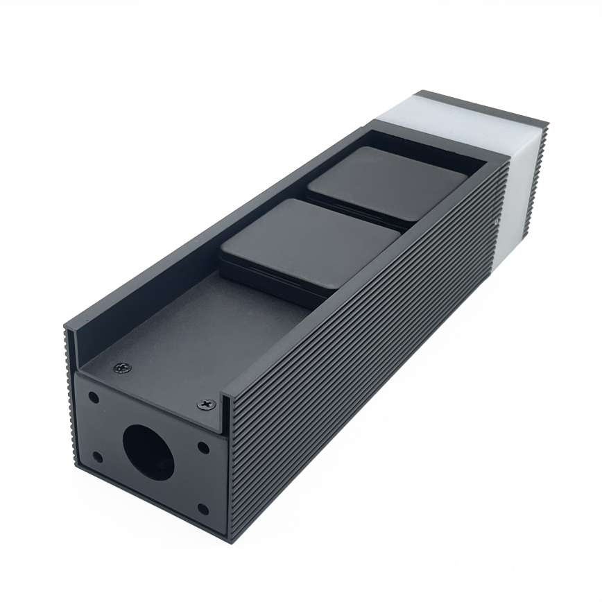 Āra lampa ar 2 ligzdām VESPER 1xG9/5W/230V IP54 30 cm melna