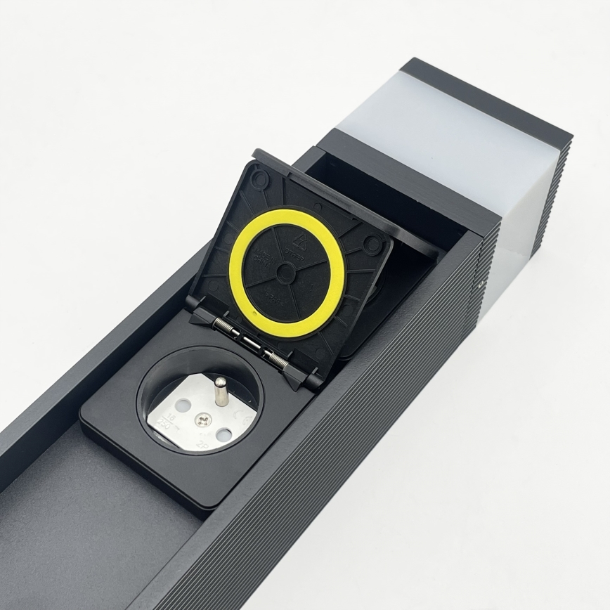 Āra lampa ar 2 ligzdām VESPER 1xG9/5W/230V IP54 30 cm melna