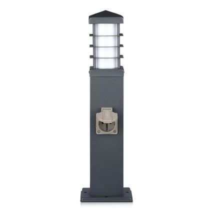 Āra lampa ar kontaktligzdām SCHUKO 1xE27/13W/230V IP44