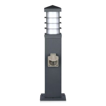 Āra lampa ar kontaktligzdām 1xE27/13W/230V IP44