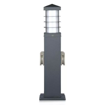 Āra lampa ar kontaktligzdām SCHUKO 1xE27/13W/230V IP44