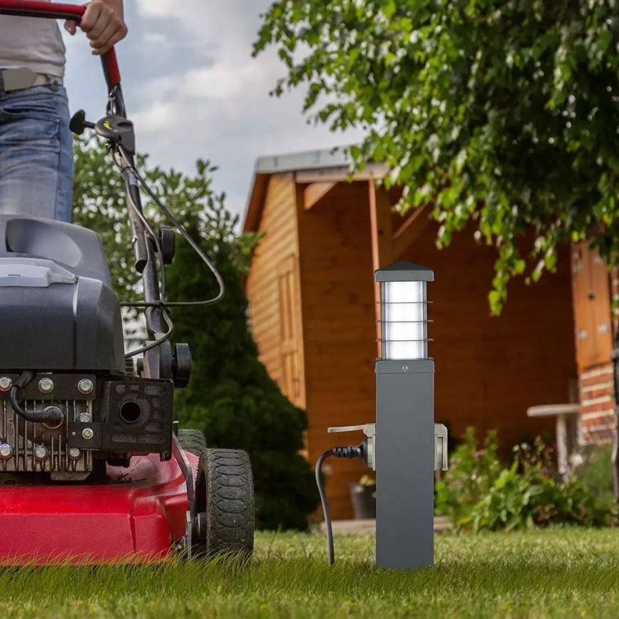 Āra lampa ar kontaktligzdām SCHUKO 1xE27/13W/230V IP44