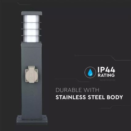 Āra lampa ar kontaktligzdām SCHUKO 1xE27/13W/230V IP44