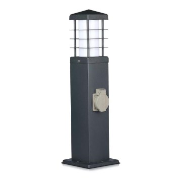 Āra lampa ar kontaktligzdām SCHUKO 1xE27/13W/230V IP44