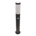 Āra lampa ar kustību sensoru LOPPA, 1x E27 / 60 W / 230 V, 65 cm, IP44, antracīta