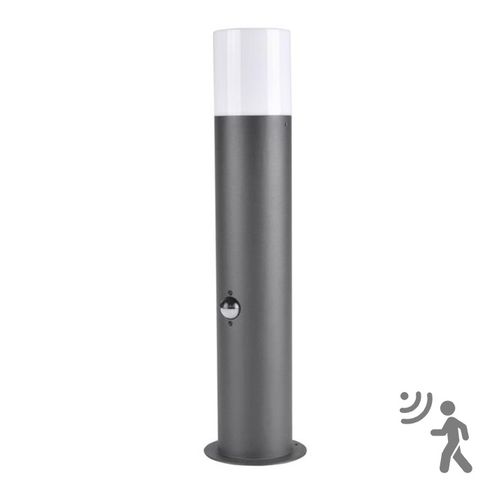 Āra lampa ar sensoru DALLAS 1xE27/12W/230V IP44 antracīta
