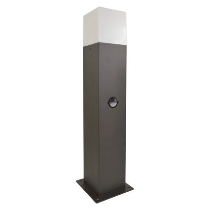 Āra lampa ar sensoru NEW YORK 1xE27/12W/230V IP44 44 cm antracīta