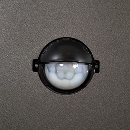 Āra lampa ar sensoru NEW YORK 1xE27/12W/230V IP44 44 cm antracīta