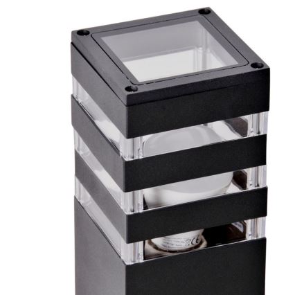 Āra lampa ar sensoru TEKSAS 1xE27/12W/230V IP44 44 cm antracīta