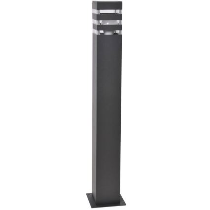 Āra lampa ar sensoru TEKSAS 1xE27/12W/230V IP44 74 cm antracīta