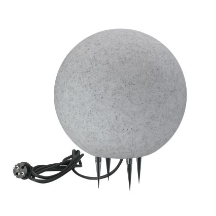 Āra lampa ARGENTO 1xE27/15W/230V d. 30 cm IP65 pelēka