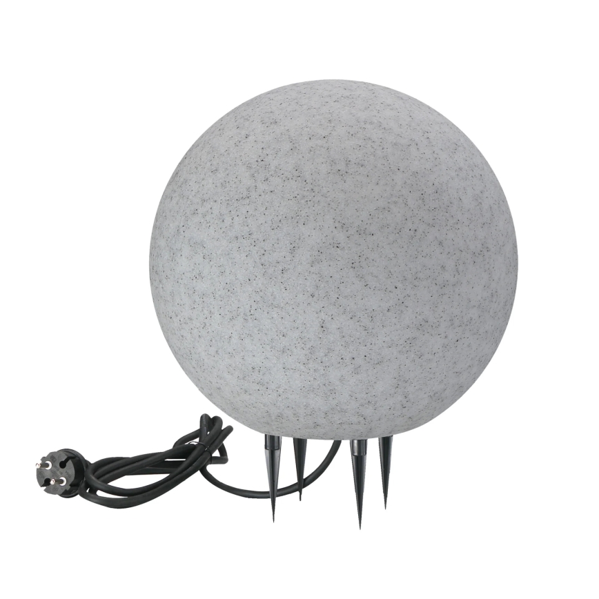 Āra lampa ARGENTO 1xE27/15W/230V d. 30 cm IP65 pelēka