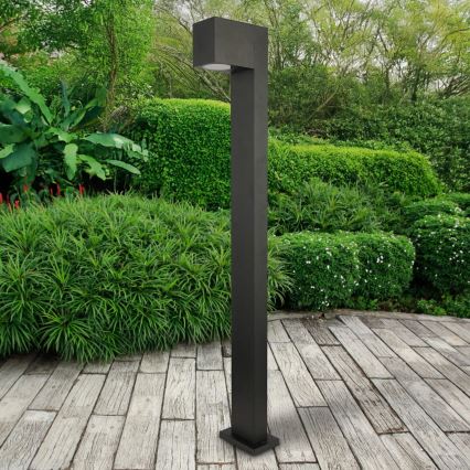 Āra lampa BOSTON 1xGU10/10W/230V 80 cm IP54 melna