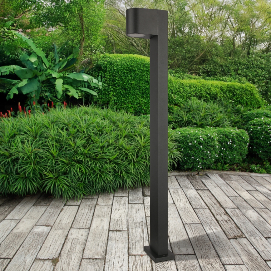Āra lampa BOSTON 1xGU10/10W/230V 80 cm IP54 melna
