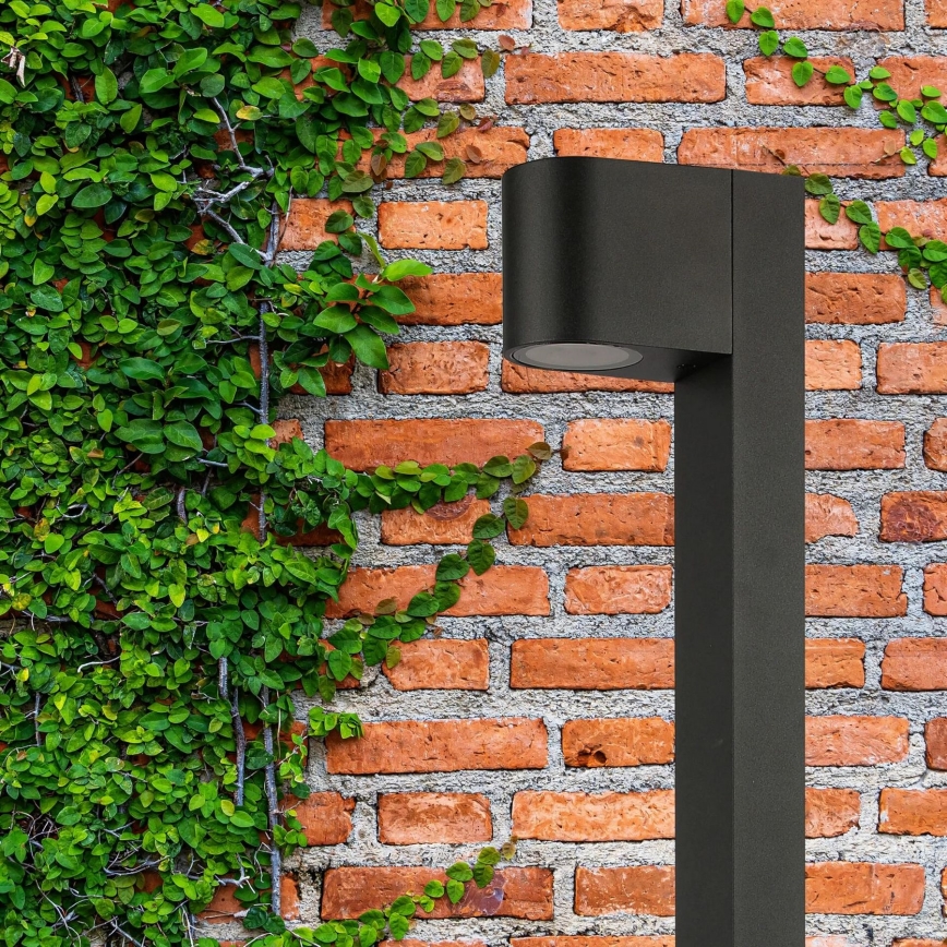 Āra lampa BOSTON 1xGU10/10W/230V 80 cm IP54 melna