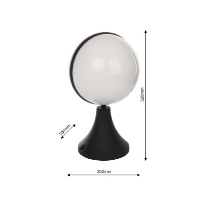Āra lampa CIRCULO 1xE27/40W/230V IP44