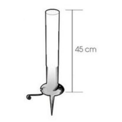 Āra lampa EASY CONNECT 1xE27/20W/230V IP44 nerūsējošs tērauds