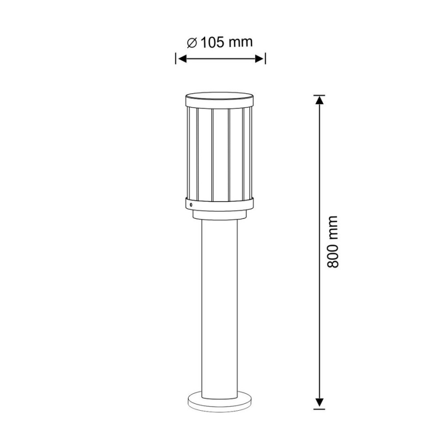 Āra lampa FIORD 1xE27/10W/230V IP44