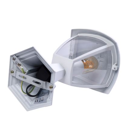 Āra lampa FOX 1xE27/40W/230V IP44 balts