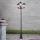 Āra lampa KENZO 3xE27/100W/230V IP44 bronza/patina