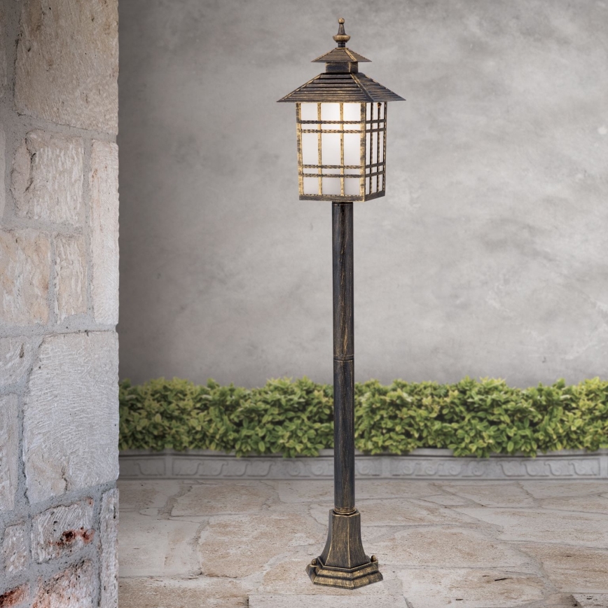 Āra lampa KIKO 1xE27/11W/230V IP44 bronza/patina