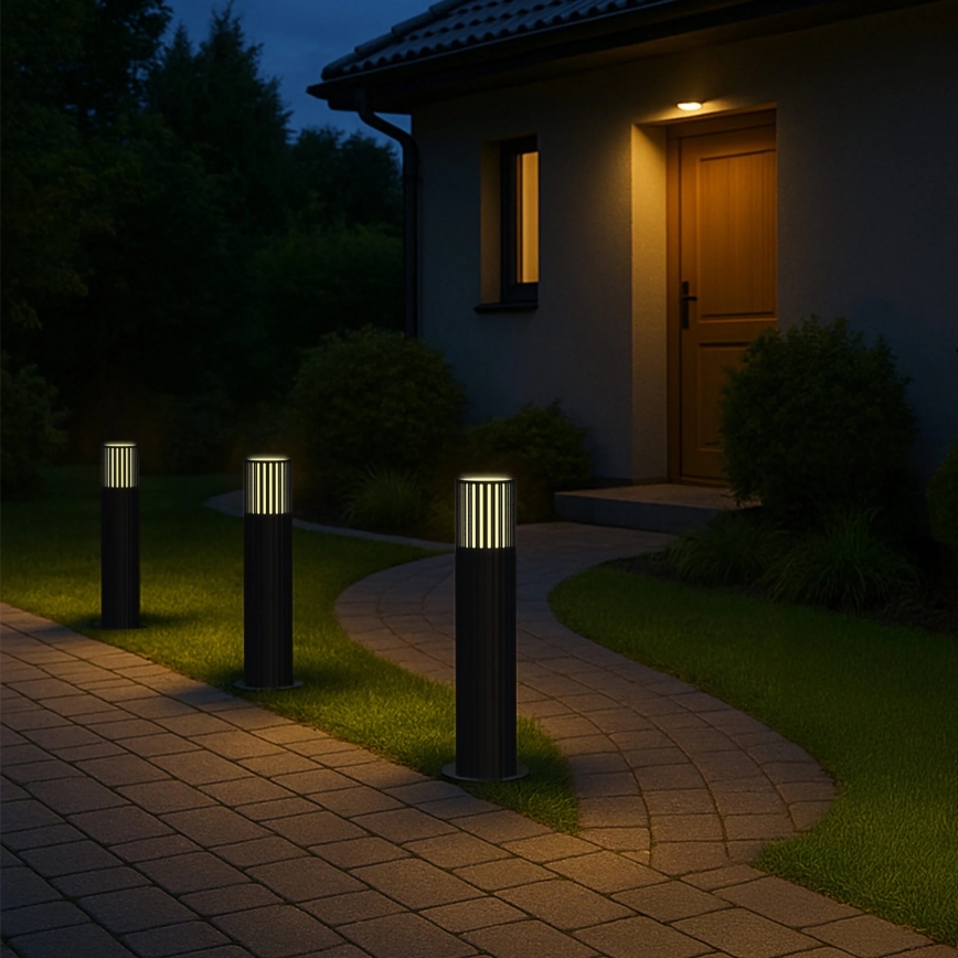 Āra lampa KUUSAMO 1xE27/20W/230V 44 cm IP54 antracīts
