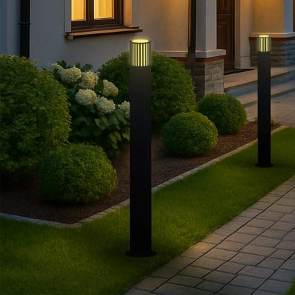 Āra lampa KUUSAMO 1xE27/20W/230V 74 cm IP54 antracīta