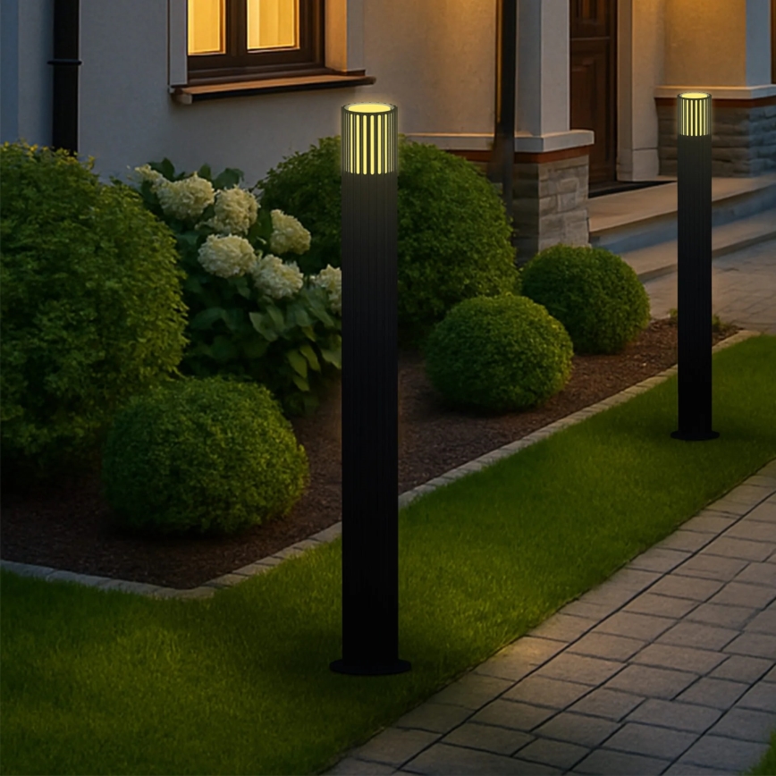 Āra lampa KUUSAMO 1xE27/20W/230V 74 cm IP54 antracīta