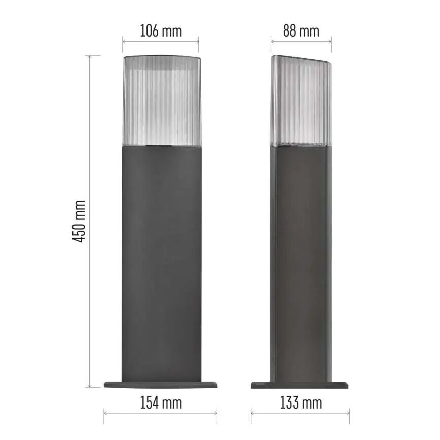 Āra lampa LANA 1xE27/25W/230V IP54 45 cm