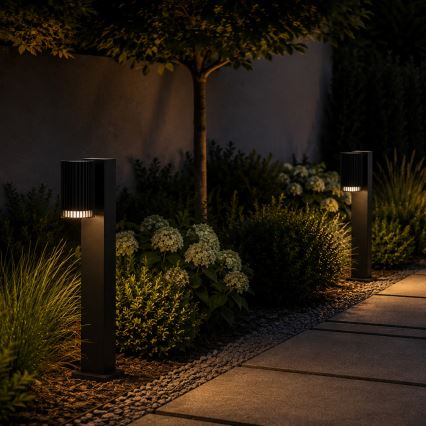 Āra lampa LANTHEA 1xGU10/11W/230V IP44 50 cm melna