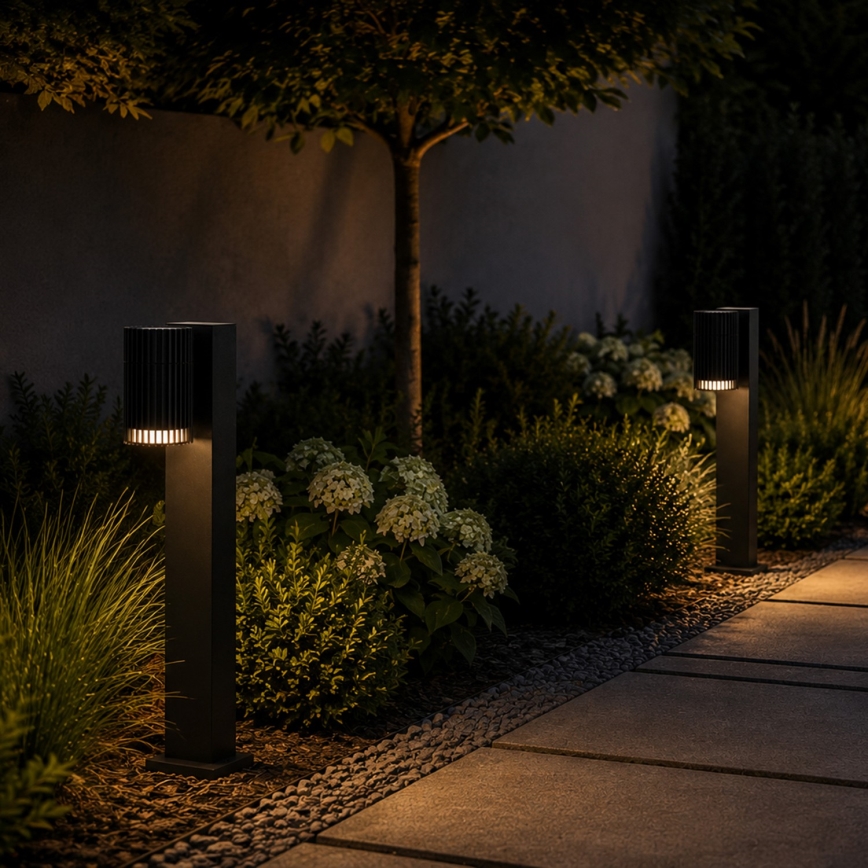 Āra lampa LANTHEA 1xGU10/11W/230V IP44 50 cm melna