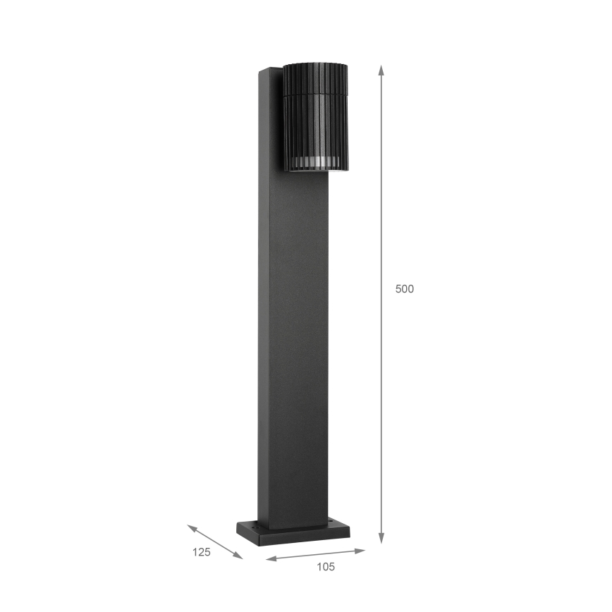 Āra lampa LANTHEA 1xGU10/11W/230V IP44 50 cm melna