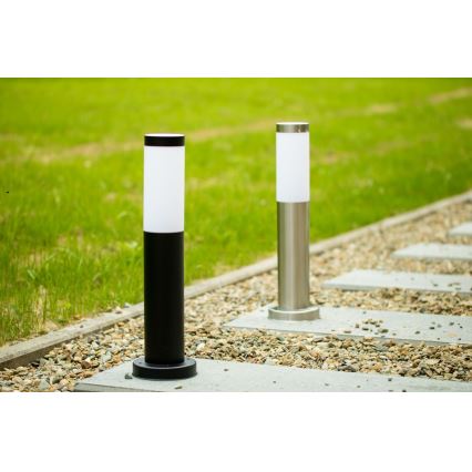 Āra lampa LIVIA 1xE27/10W/230V 45 cm IP44 sudraba krāsā