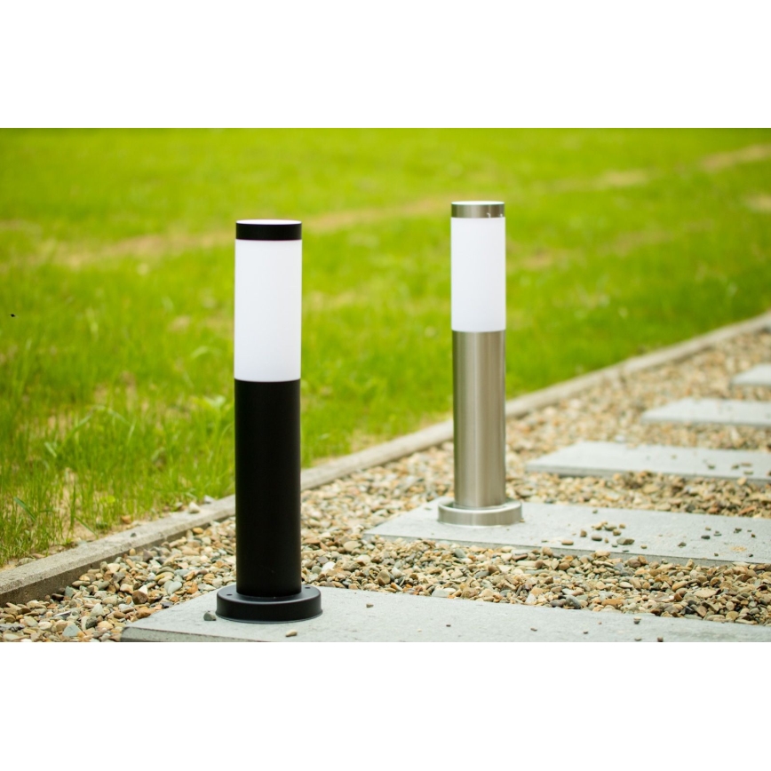 Āra lampa LIVIA 1xE27/10W/230V 45 cm IP44 sudraba krāsā