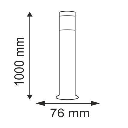 Āra lampa LIVIA 1xE27/40W/230V IP44