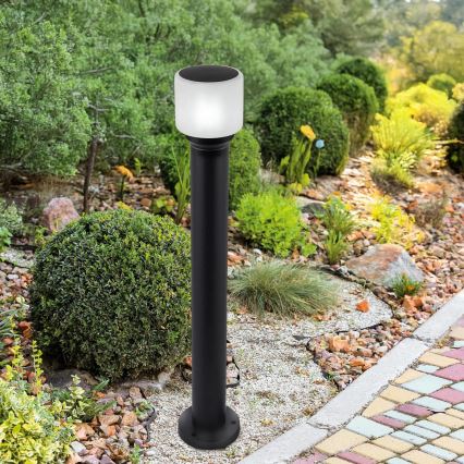 Āra lampa MADRID 1xE27/12W/230V 80 cm IP44 melna