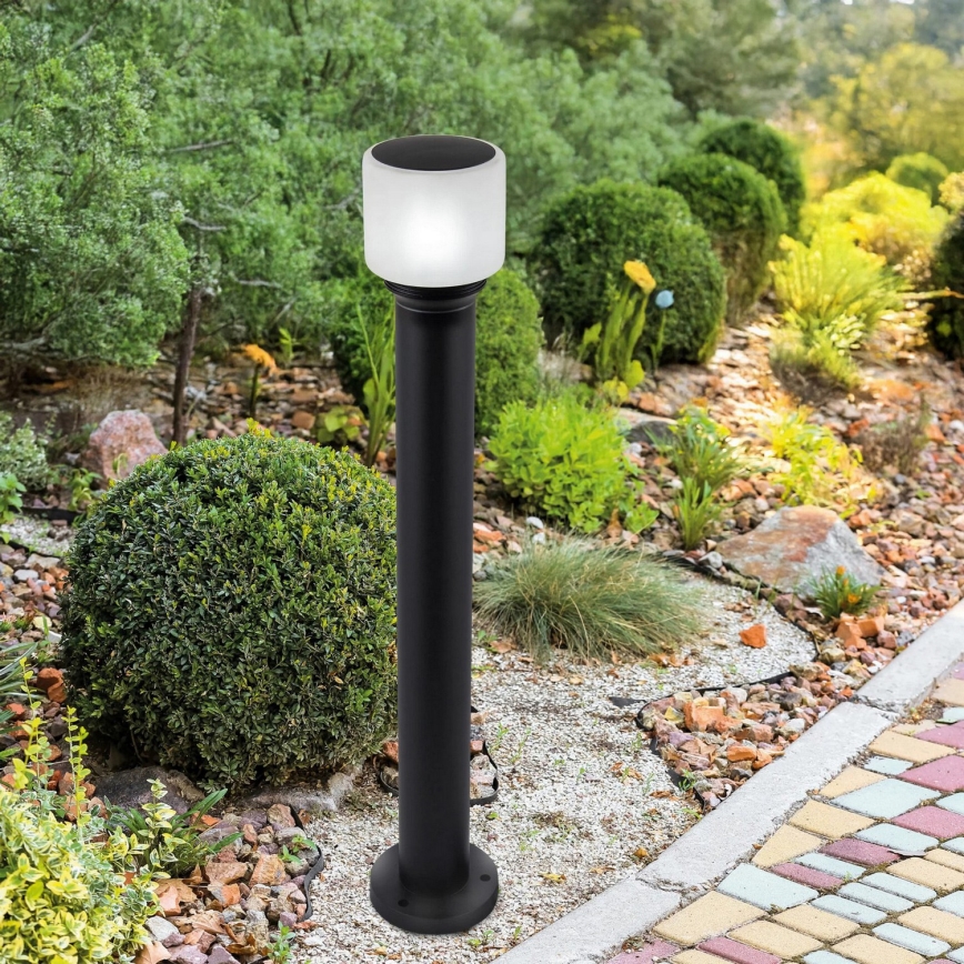 Āra lampa MADRID 1xE27/12W/230V 80 cm IP44 melna