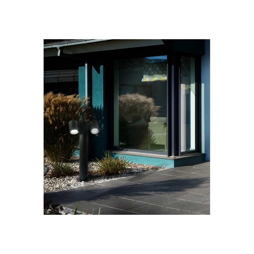 Āra lampa PINO 2xGU10/10W/230V IP44 44 cm