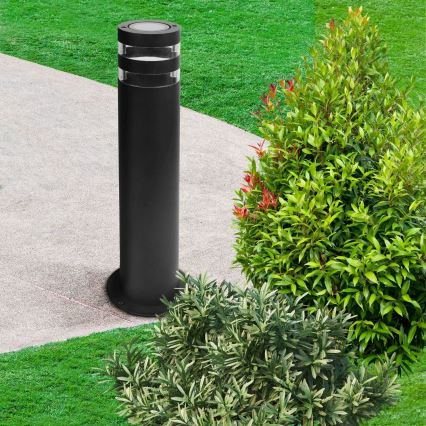 Āra lampa RINO 1xE27/12W/230V IP54 44 cm melna
