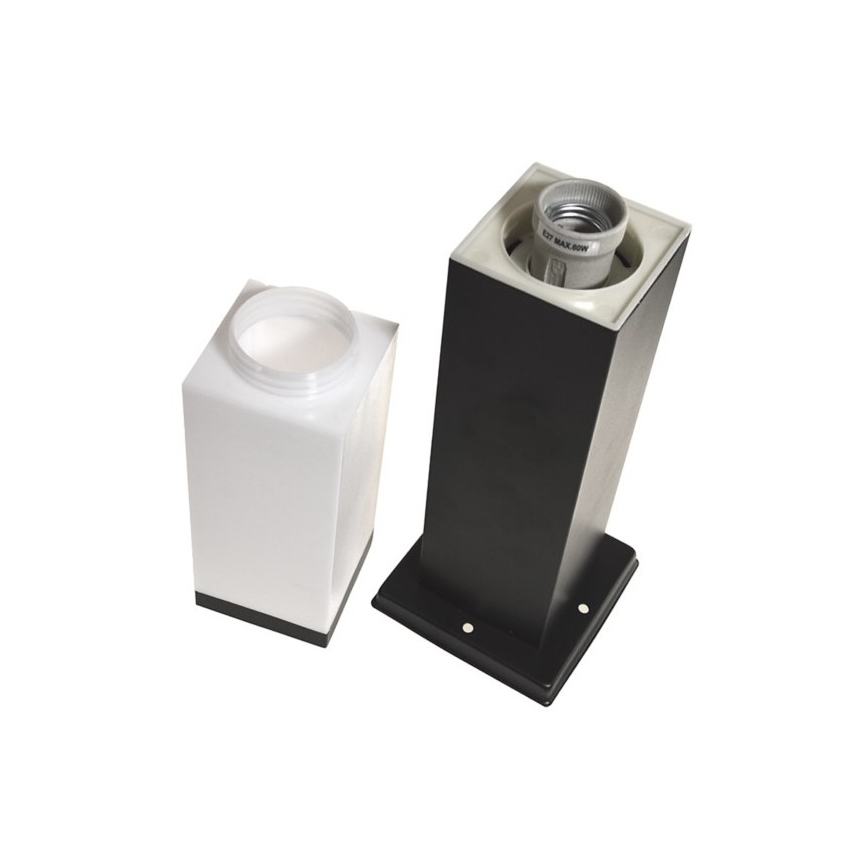 Āra lampa SOPPA 1xE27/60W/230V IP44 45 cm melna