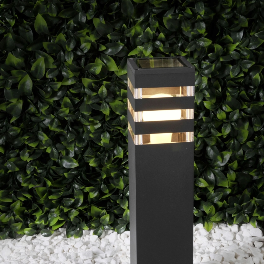 Āra lampa TEKSAS 1xE27/12W/230V IP44 44 cm grafīta