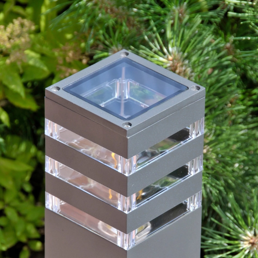 Āra lampa TEKSAS 1xE27/12W/230V IP44 44 cm grafīta