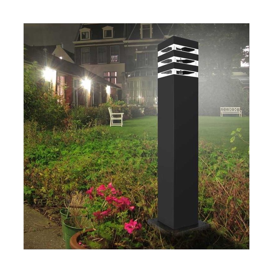 Āra lampa TEKSAS 1xE27/12W/230V IP44 44 cm grafīta