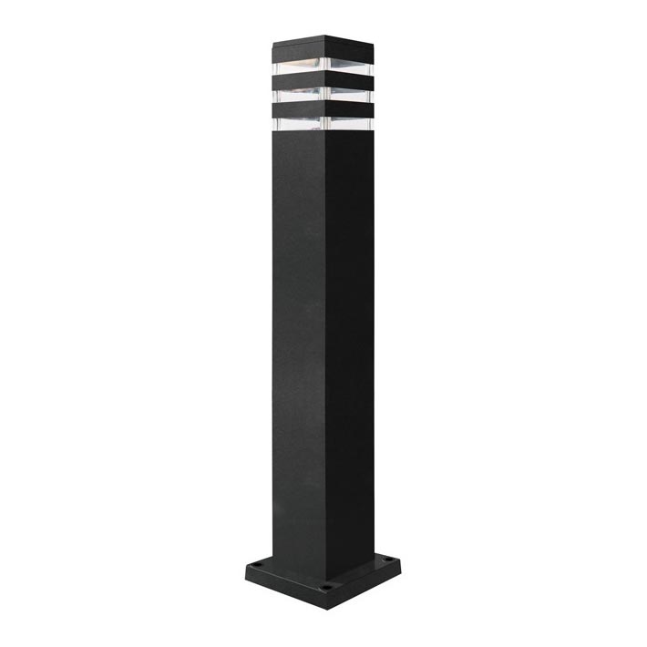 Āra lampa TEKSAS 1xE27/12W/230V IP44 74 cm antracīta