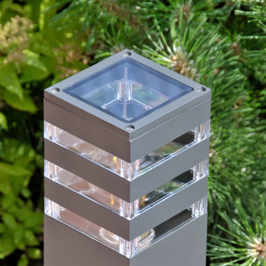 Āra lampa TEKSAS 1xE27/12W/230V IP44 74 cm antracīta