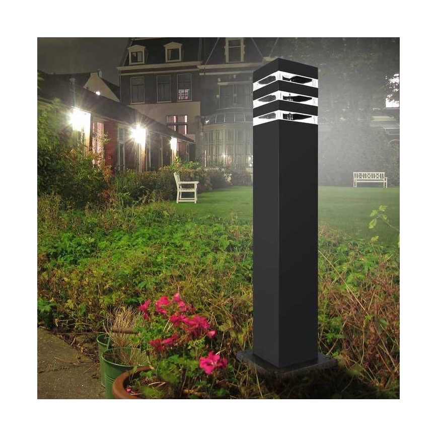 Āra lampa TEKSAS 1xE27/12W/230V IP44 74 cm antracīta
